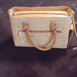 Cork wine purse